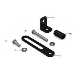 Denali Horn Mounting Brackets to suit Yamaha Tenere 700 ('19-'24)