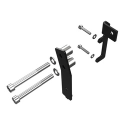 Denali Split Horn Mount Bracket for BMW R1200/R1250GS('16-'23)/GSA ('14-'23)