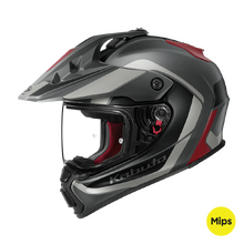 Kabuto Geosys GT Block Gunmetal/Red Helmet