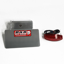 B&B Offroad Susuki DRZ400 00-24 Polished Number Plate Holder w/ LED Light