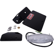 B&B Offroad Susuki DRZ400 00-24 Black Number Plate Holder w/ LED Light