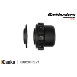 Kaoko Throttle Stabiliser for select Honda and Kawaski models with 14mm ID Handlebars with Barkbusters 