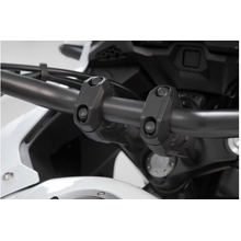 SW Motech Handlebar Risers for 28mm Bars, 20mm Height [Colour Option: Black]