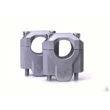 SW Motech Handlebar Risers 40mm for BMW R1200GS Water Cooled/ R1200GSA Water Cooled [Colour: Silver]