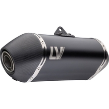 LeoVince CF Moto 450 MT 24-25 LV-14 Black Stainless Slip-On Exhaust