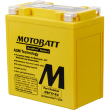 Motobatt MBTX16U Quadflex 12V AGM Battery