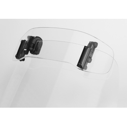 MRA SCreens Vario Spoiler & Clamps "C" 300mm X 80mm, 200mm Mount to Mount