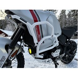 Outback Motortek Protection Combo White for Ducati Desert X ('22-'24)