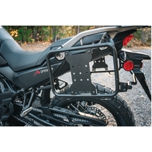 Outback Motortek Honda XL750 Transalp 23-25 Matte Black Standard Asymmetrical Pannier Racks