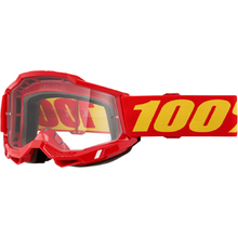 100% Percent Accuri 2 Goggle Red Clear Goggles