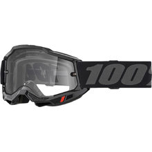 100% Percent Accuri 2 Enduro Moto Black/Grey Clear Goggles