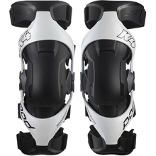 Pod K4 2.0 White/Black Knee Brace Set