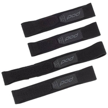 Pod KX Black/Grey Knee Brace Strap Set
