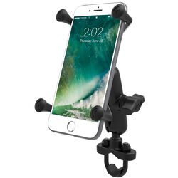 RAM Mounts X-Grip Large Phone Mount with Handlebar U-Bolt Base
