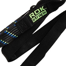 ROK Straps Adjustable 42" Black/Blue/Green Pack Straps Twin Pack