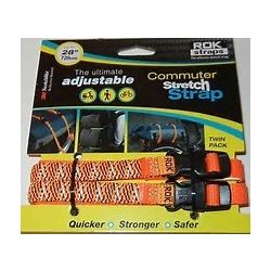 Rok Straps Adjustable Commuter Straps Twin Pack 12" to 28"