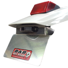 B&B Offroad Susuki DR650 96-21 Polished Number Plate Holder w/ LED Light