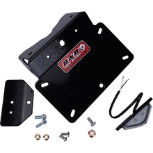 B&B Offroad Susuki DR650 96-21 Black Number Plate Holder w/ LED Light