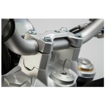 SW-Motech BMW F850GS 19-23 F900GS 24-25 30mm Silver Bar Risers