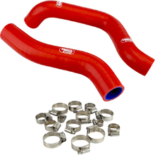 Samco Gas Gas ES 700 22-26 Red Radiator Hose and Clip Kit Combo