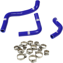Samco Suzuki DRZ400E 03-24 Blue Radiator Hose and Clip Kit Combo