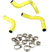 Samco Suzuki DRZ400E 03-24 Yellow Radiator Hose and Clip Kit Combo