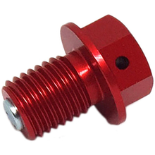Zeta M10/1.25X15 Red Magnetic Drain Bolt