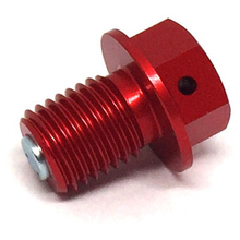 Zeta Honda M12/1.5X15 Red Magnetic Drain Bolt
