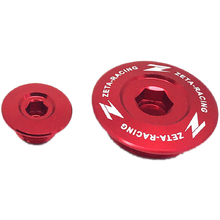 Zeta Honda CRF1000L Red Engine Plugs