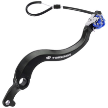 Zeta Yamaha WR250R/X Blue Trigger Brake Pedal