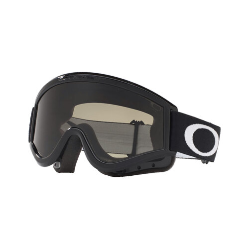 Oakley L-Frame® MX Goggles Dark Grey Lenses,  Jet Black Strap
