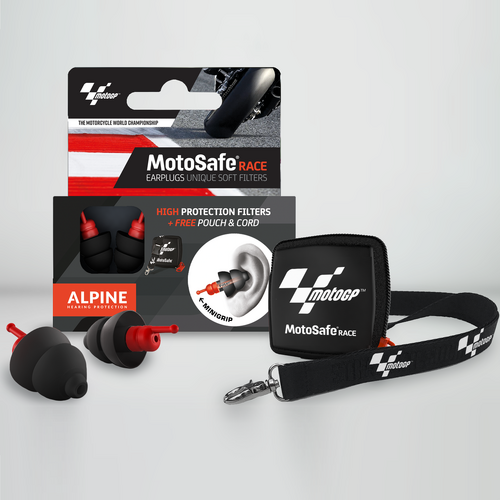 Alpine Hearing Protection MotoSafe Race – MotoGP™ Edition Ear Plugs