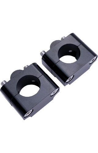 Ballards 7/8 To Fatbar Black Adapter Bar Clamps
