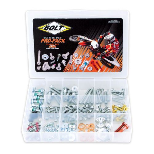 Bolt Euro Style Pro Pack Hardware Kit for KTM & Husaberg Models