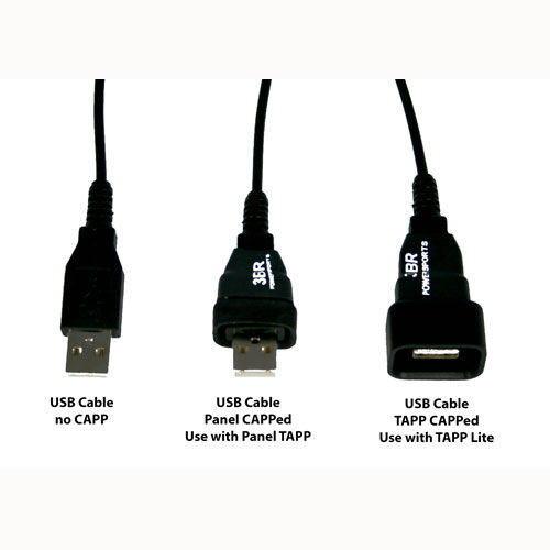 3BR Panel CAPPed Garmin Power Cables [Length: 30cm]