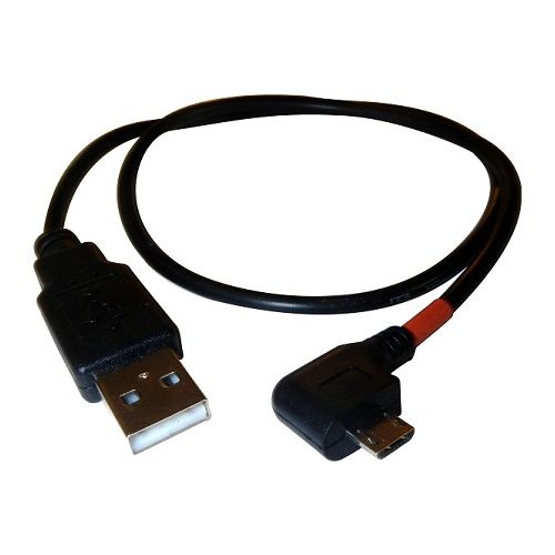 3BR Redband USB to Micro USB Smartphone 90 Degree Right Hand Quick-Charge Cable (45cm)