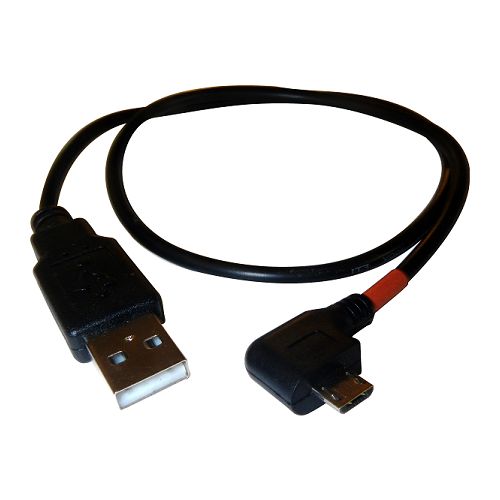 3BR Redband USB to Micro USB Smartphone 90 Degree Left Hand Quick-Change Cable (30cm)