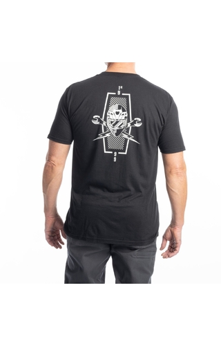 Klim Petrol Tri-Blend Black/White T-Shirt