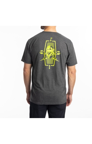Klim Petrol Tri-Blend Heathered Charcoal/Hi-Vis T-Shirt