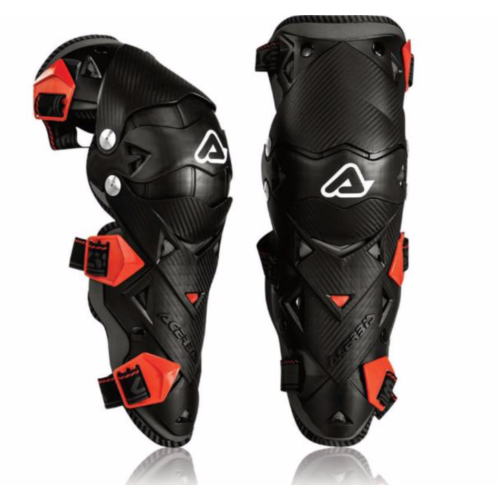 Acerbis Impact EVO 3.0 Knee Guards Black & Red