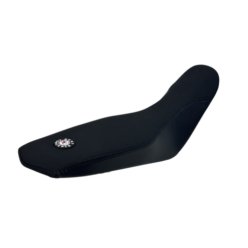 Seat Concepts Honda CRF250F ('19-'25) Comfort [Seat option: Foam & Cover Kit] [Cover Option: Black Carbon Fiber Sides/Gripper Top]