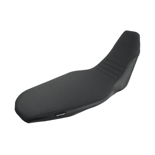 Seat Concepts Honda CRF300L ('21-'24) Comfort Low [Seat Option: Complete Seat] [Cover Option: Black Carbon Fiber Sides/Black Sand Paper Gripper Top]