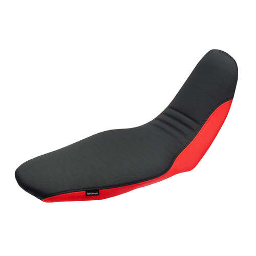 Seat Concepts Honda CRF300 Rally ('21-'24) Comfort Low [Seat Option: Complete Seat] [Cover Option: Red Semi-Grip Sides/Black Semi-Grip Top]