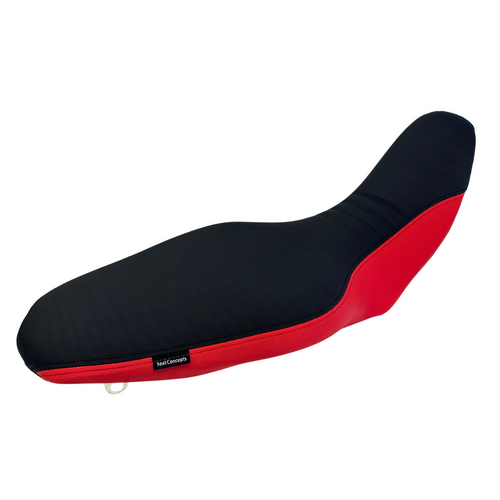 Seat Concepts Honda CRF300 Rally ('21-'24) Comfort XL [Seat Option: Complete Seat] [Cover Option: Red Semi-Grip Sides/Black Semi-Grip Top]