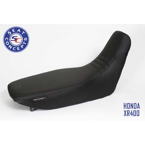Seat Concepts Honda XR250R/400R ('96-'04) Comfort Foam & Cover Kit [Cover Option: Red Carbon Fiber Sides/Semi-Grip Top]