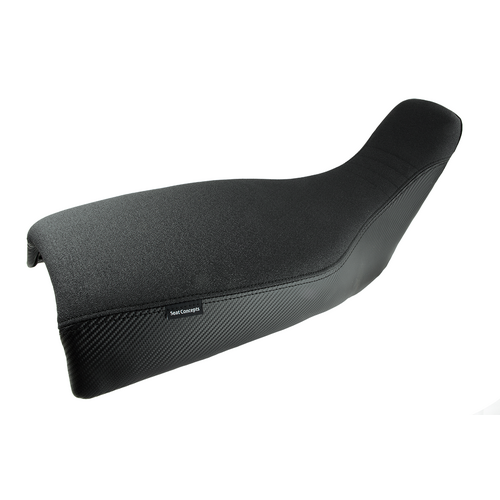 Seat Concepts Honda XR600R ('88-'01) XR650L ('88-'24) Comfort [Seat Option: Complete Seat] [Cover Option: Black Carbon Fiber Sides/Gripper Top]