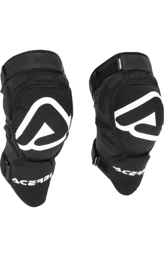 Acerbis Black/White Soft Knee Guards
