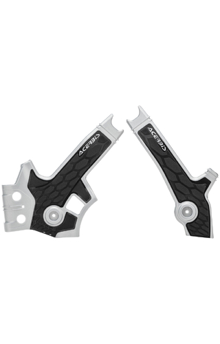 Acerbis Suzuki DR650 96-21 Silver/Black X-Grip Frame Guards