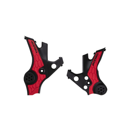 Acerbis X-Grip Frame Guards for Honda Africa Twin 1100L ('20-'23) [Colour Option: Red/Black]
