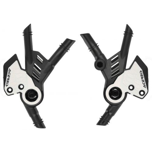 Acerbis X-Grip Frame Guards for BMW R1200GS ('13-'18) R1250GS ('19-'23) [Colour Option: Black-White]